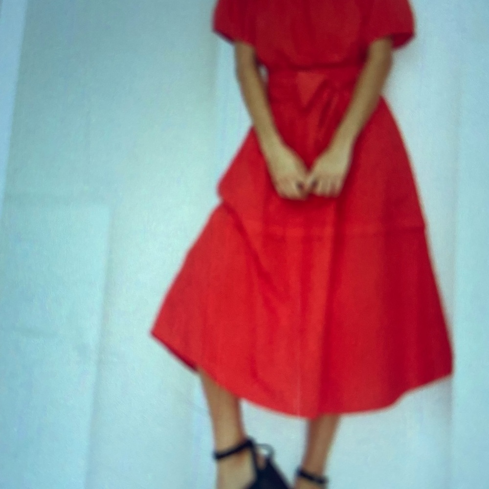 NWT ROLLER RABBIT RED MAXI DRESS IN SIZE L
